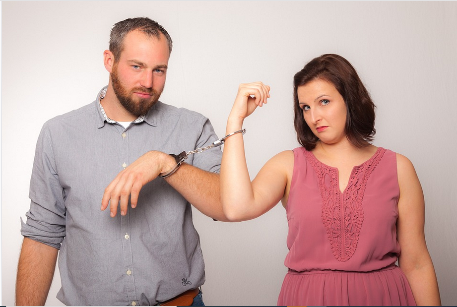 a young couple with conflicts